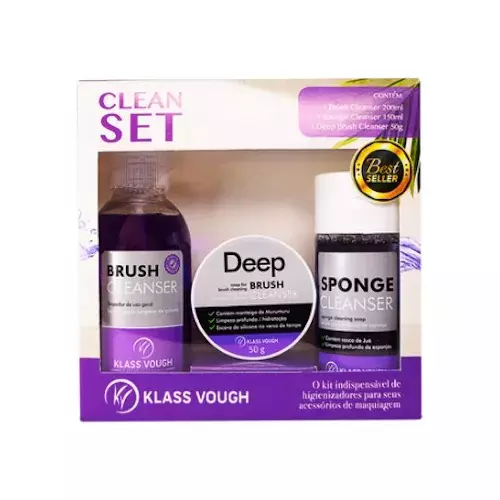 Kit de Higienizadores para Pincéis e Esponjas Clean Set - Klass Vough